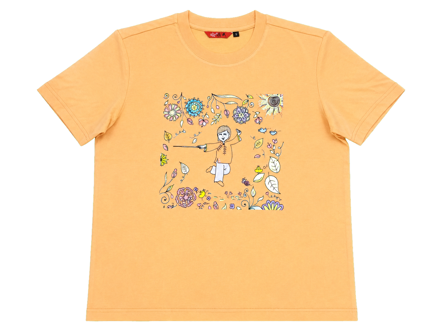 新疆棉武術 T-Shirt（橙色）產品圖片